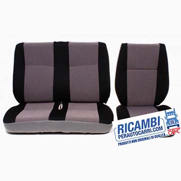 Fodera sedile guida con passaggio poggiatesta e fodera panchetta per Iveco Daily 2010